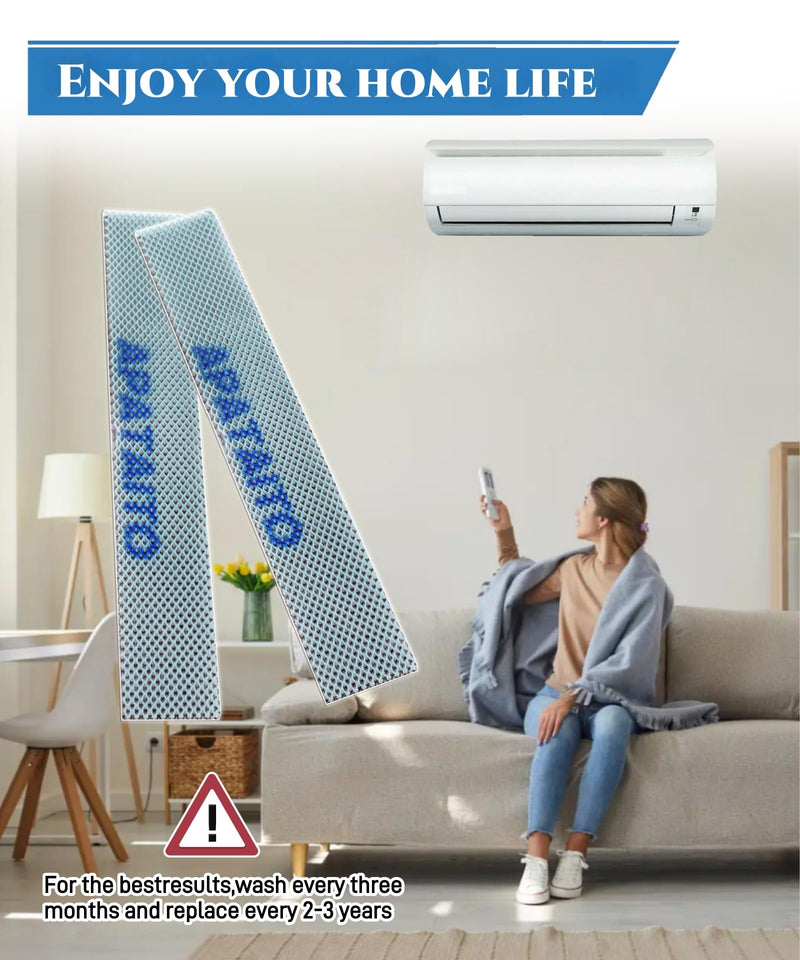 2 Pcs KAF970A46 Titanium Apatite Filter Fits for Daikin Mini Split Units