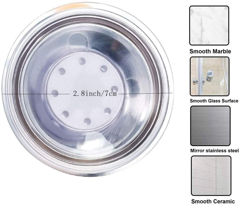 OUO Suction Cup Shower Head Holder Handheld Showerhead Bracket Adjustable Shower Holder, Removable Handheld Showerhead & Wall Mounted Suction Bracket pure white