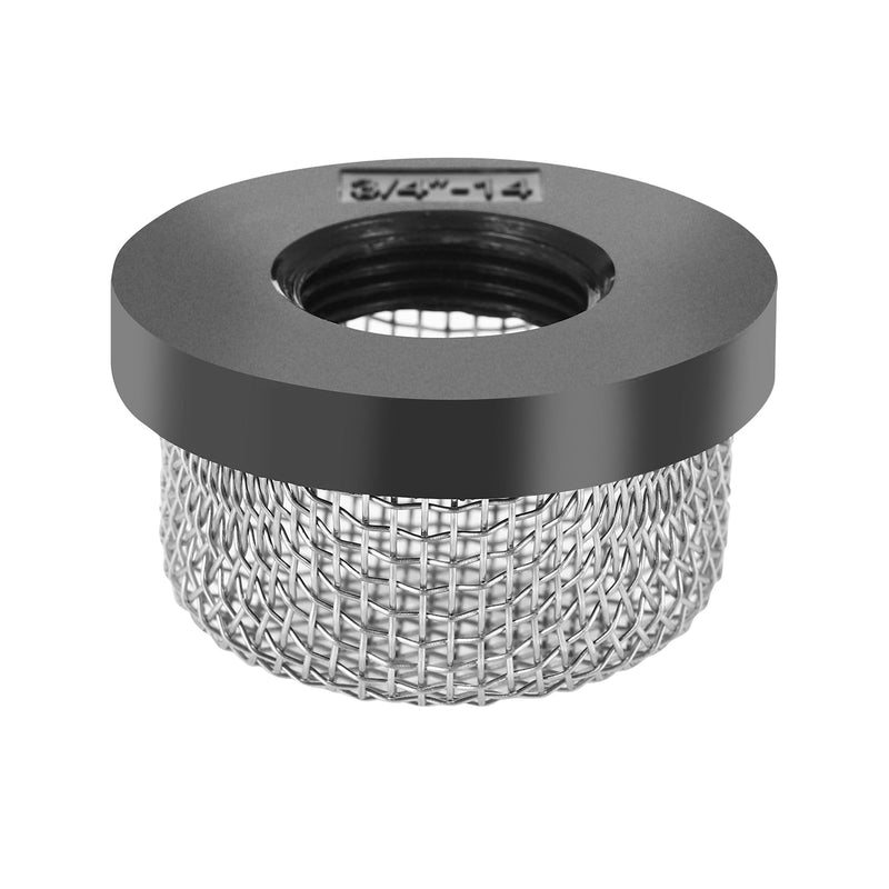 4 Pack Stainless Steel Mesh Strainer, 3/4"-14 Aerator Screen, Compatible with Livewell Pump, Industrial Plumbing Inline, Garden Washers, and Baitwell, Enhancing Filtering and Aeration 4