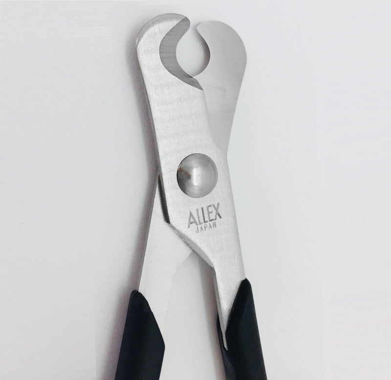ALLEX Pill Cutter Splitter Scissors for Small and Tiny Pills, Japanese Stainless Steel Blade, Tablet Cutter Scissors, Made in JAPAN Black