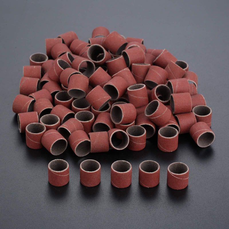 100 PCs Sanding Bands 320 Grit Drums Sleeves For DREMEL Rotary Tools 12CM 320# Grit