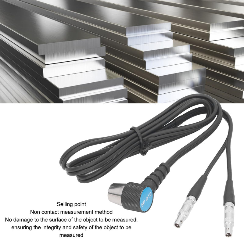 Ultrasonic Thickness Probe, Portable Accurate Replacement Transducer for Job Site Testing ABS Standard Sensor 1 Piece Compatible with Ultrasonic Thickness Gauge