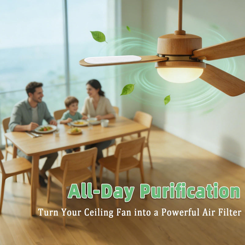 Ceiling Fan Filters for Blades,20 Pack Ceiling Fan Filters White