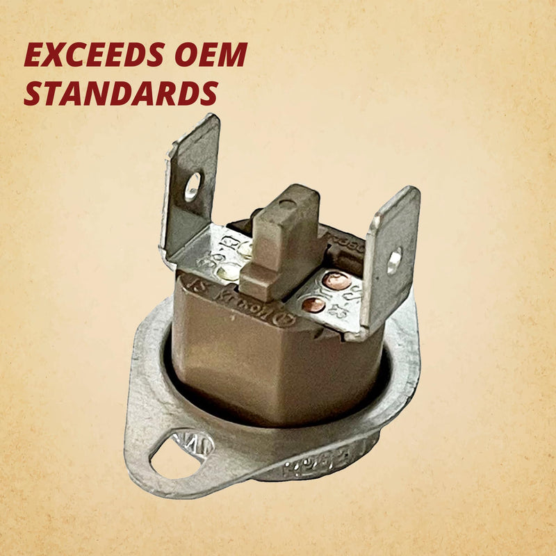 Quadrafire & Heatilator High Limit Manual Reset Snap Disc #3 for CAB50 PS35 PS50 1200 Castile Controu Edge 60 Mt Vernon AE/OE/E2 Santa Fe Trekker - Replaces 812-3650 SRV230-1290