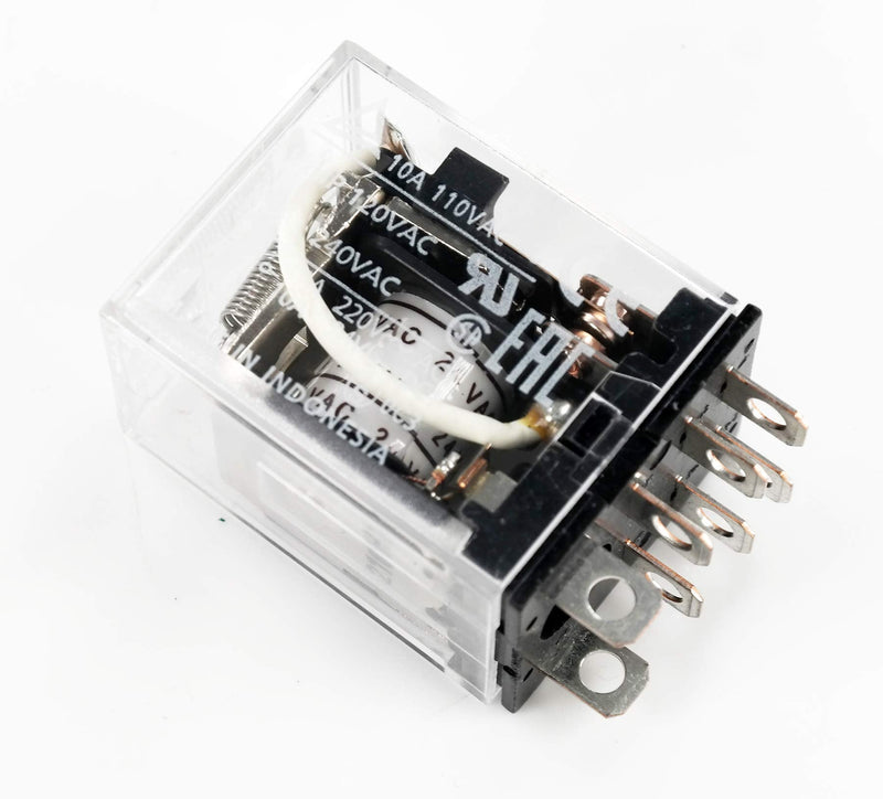 Omron LY2-AC24 (Pack of 2) General Purpose Relay, 53.8 mA at 50 Hz and 46 mA at 60 Hz Rated Load Current, 24 VAC Rated Load Voltage