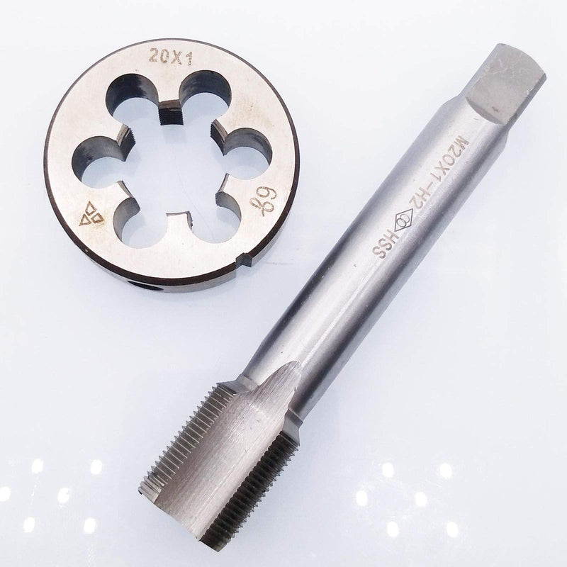 HSS M20 x 1mm Tap and M20 x 1.0mm Die Metric Thread Right Hand