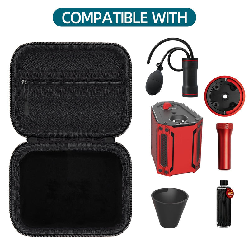 Case for AutoLine Pro Automotive Smoke Machine EVAP Vacuum Leak Tester, Diagnostic Tool Storage Bag, Drop-Proof Dust-Proof with Mesh-Black(CASE ONLY) Black
