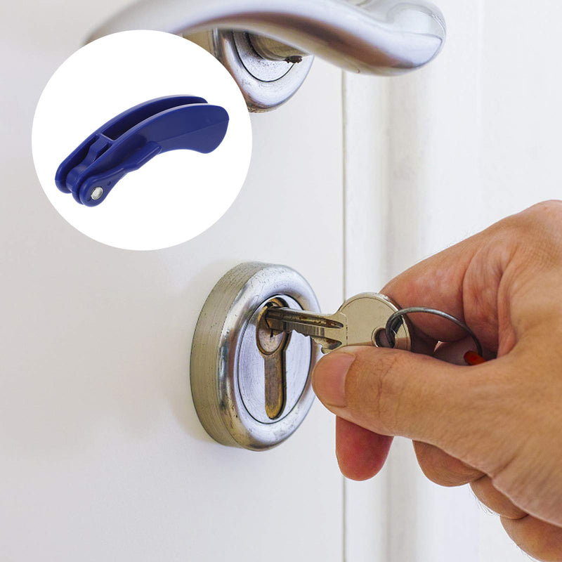 Healifty Automotive Tools Turner 3 PCS Key Turner Key Plastic Key Turn Assistance Plastic Key Turning Aid Plastic Key Aid Turner Aid Turner Holder Door Key Turner Car Key Holder Bluex3pcs 12X3cmx3pcs