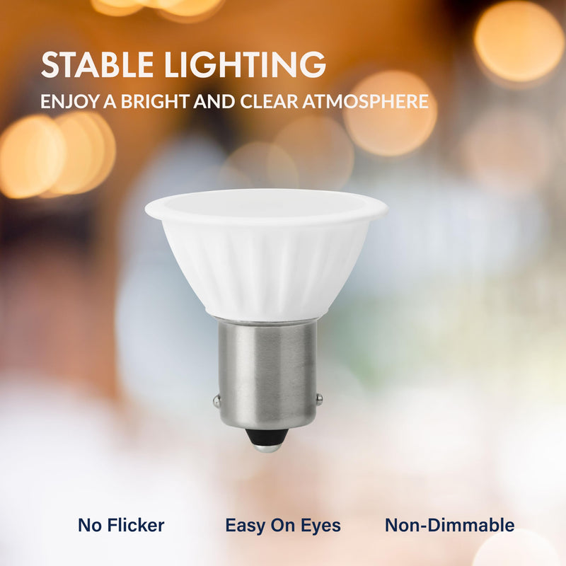 Newhouse Lighting 3w LED Gbf Elevator Bulb Ba15d Base 3000k (4-Pack) 3.0 Watts