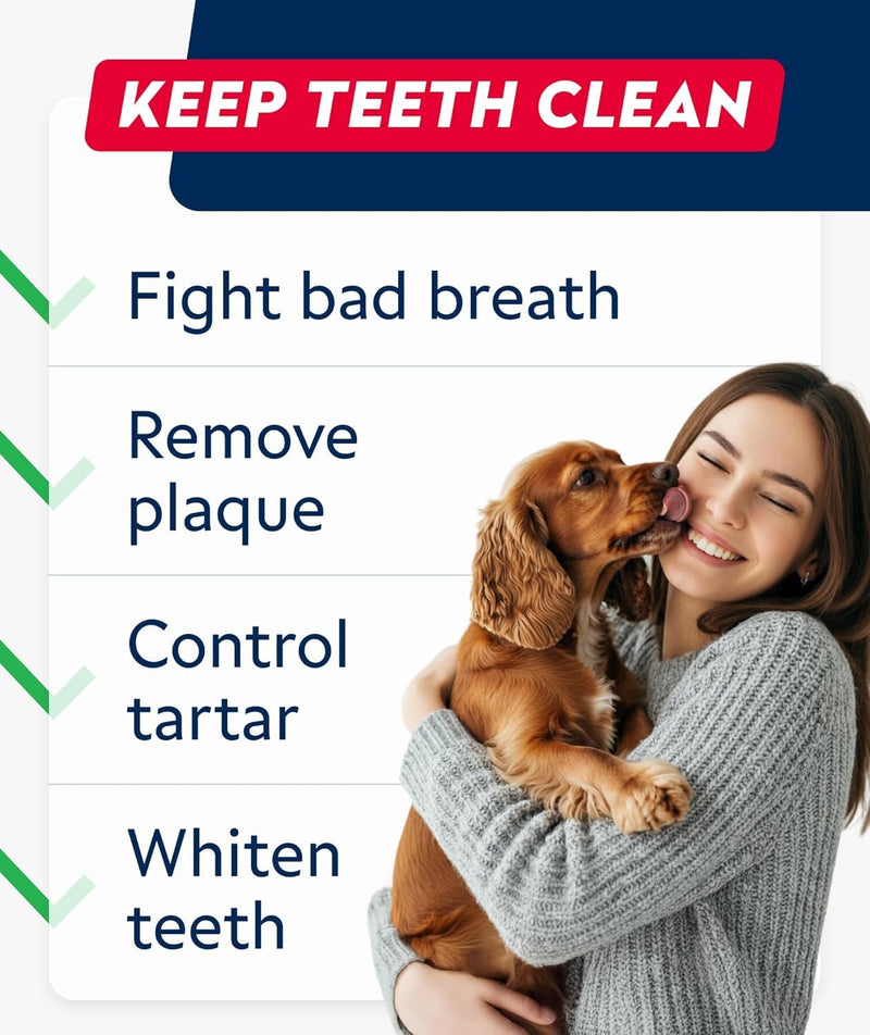 STRELLALAB Dental Powder for Dogs - Natural Kelp Dental Powder - 30 Count BBQ