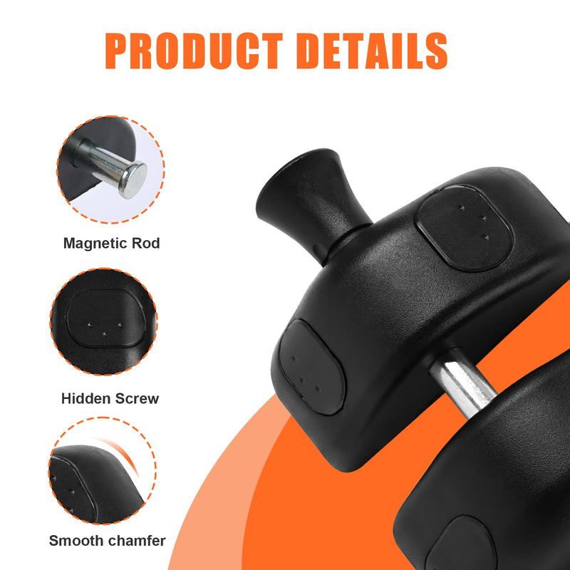 Magnetic Gate Latches Side Pull, Black Magnetic Gate Latch for Home, Yard & Garden Fences No-key