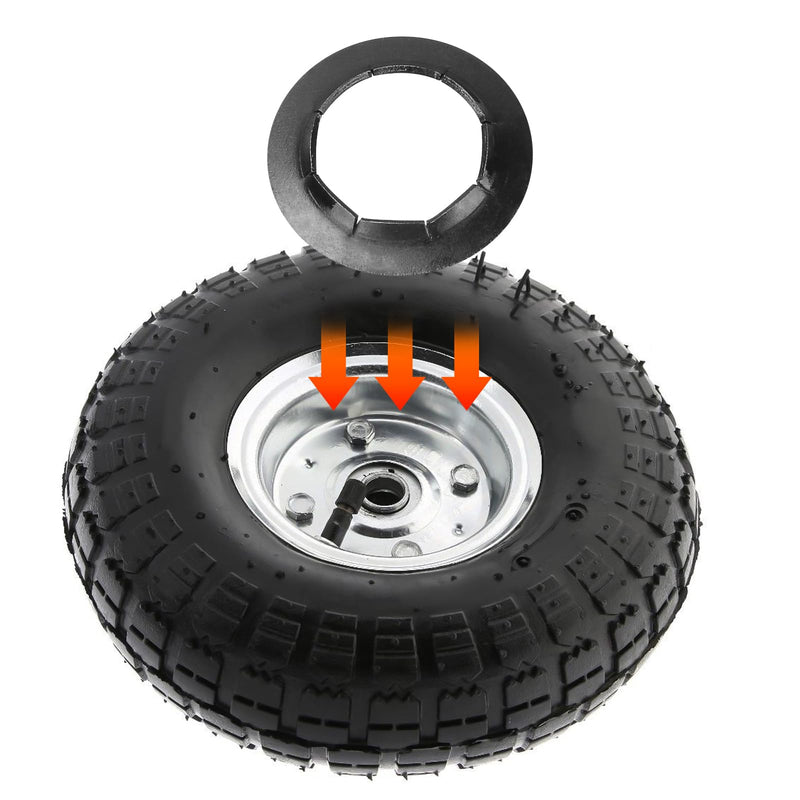 Push Nuts for Dolly Wheel Lock Washers, Hard-to-Find Spring Steel Push-On Pushnuts Fits 5/8" Dolly Axle Rods for Most Dolly Axle Rods, Wheel Replacements Parts with Oiled Phosphate Finish, 10 Pack