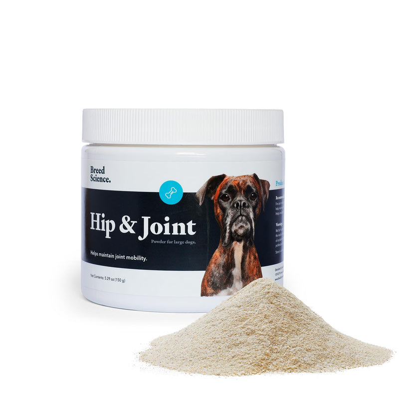 Hip and Joint Food Supplement for Dogs, Large Breeds- Glucosamine and Chondroitin Powder with Green Lipped Mussel - Pain, Inflammation Relief with Vitamins - Senior Health Supplies for Arthritis Large Dog - Hip & Joint