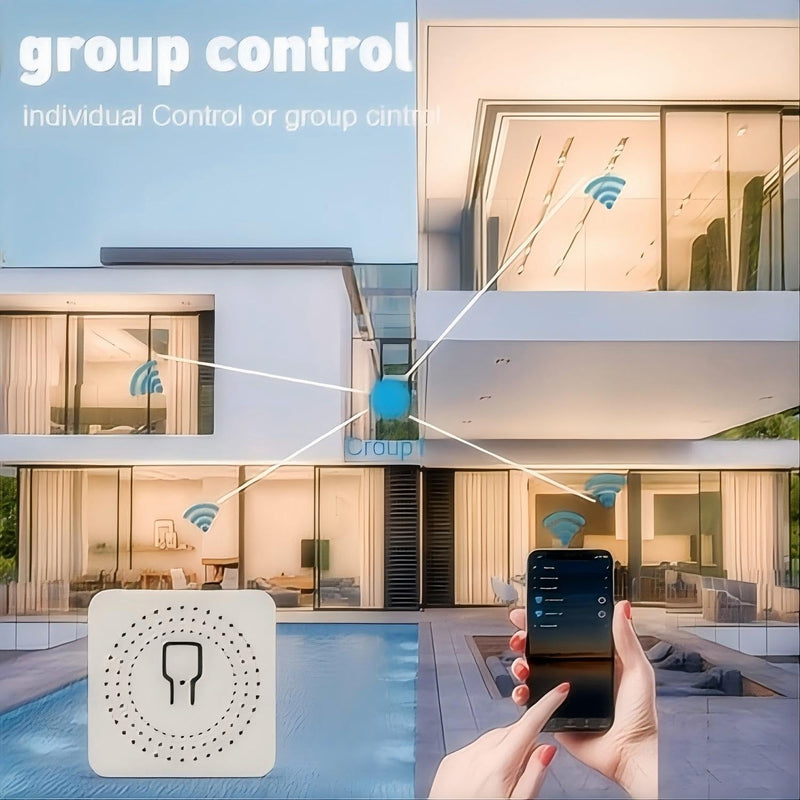 1CH Dry Contact WiFi Relay Switch Module,DC 12/24V AC 100-240V,Tuya Smart Life app,Work with Alexa,Google Home