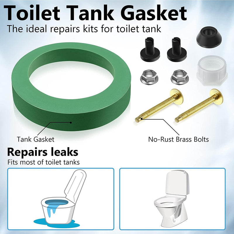 3'' Toilet Flange Tank to Bowl Coupling Kit AS738756-0070A | 3 Inch Flush Valve Opening Tanks
