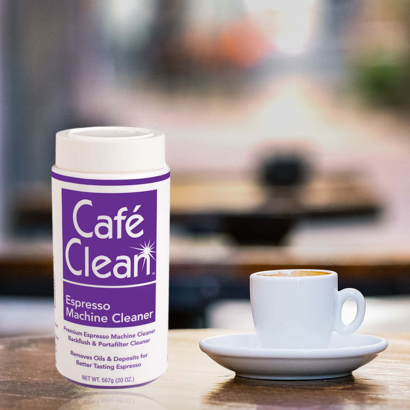 Stera Sheen - Café Clean - Professional Espresso Machine Cleaner - Premium Cleaner for At-Home Espresso Machines, Restaurant, & Cafe Quality Machines - Portafilter Cleaner - 20 oz Bottle (1 count) 20 Ounce (Pack of 1)