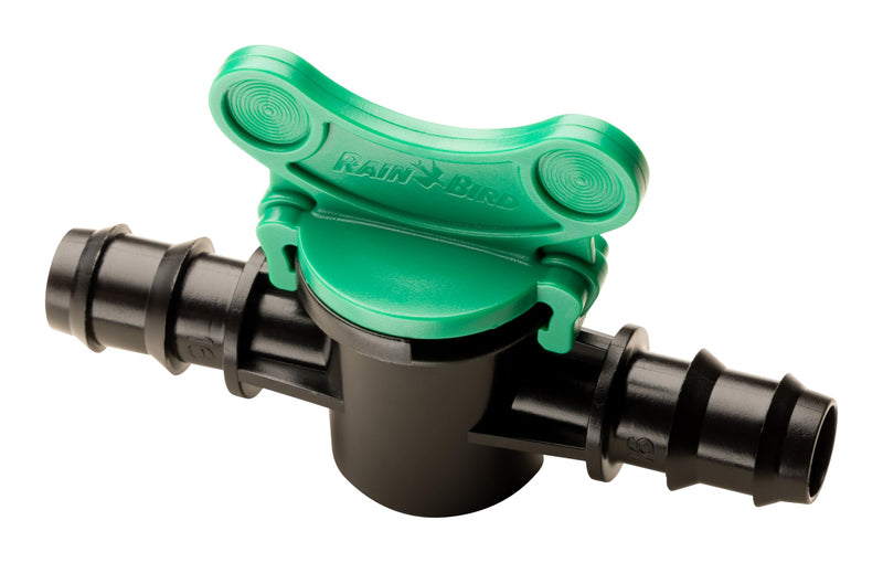 Rain Bird BVAL50-1S Drip Irrigation 1/2" Barbed Valve, Male x Male 1 Count (Pack of 1) On/Off Valve