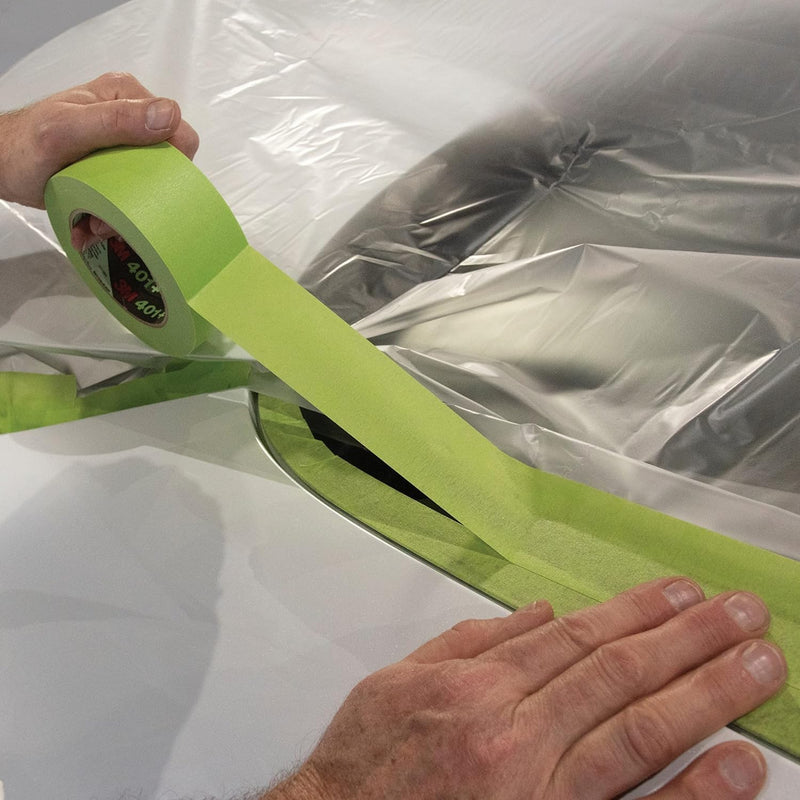 3M Scotch 401+ High Performance Green Masking Tape – 2 inches x 60 Yards (48mm x 55m), Heat Resistant up to 250°F, Clean Removal, Ideal for Automotive and Industrial Applications