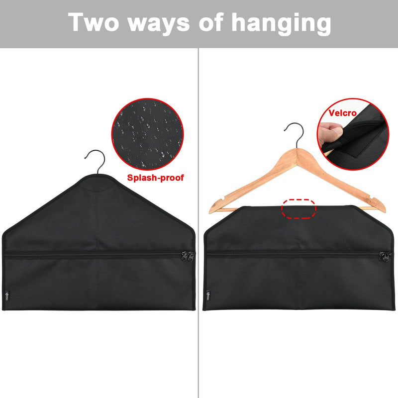 Cosmos Pack of 2 Hanger Diversion Safe Bag | Hidden Pocket Safe | Hanger Secret Hanging Safe Zipper Pouch Bag for Hide Personal Items in Travel, Home and Hotel