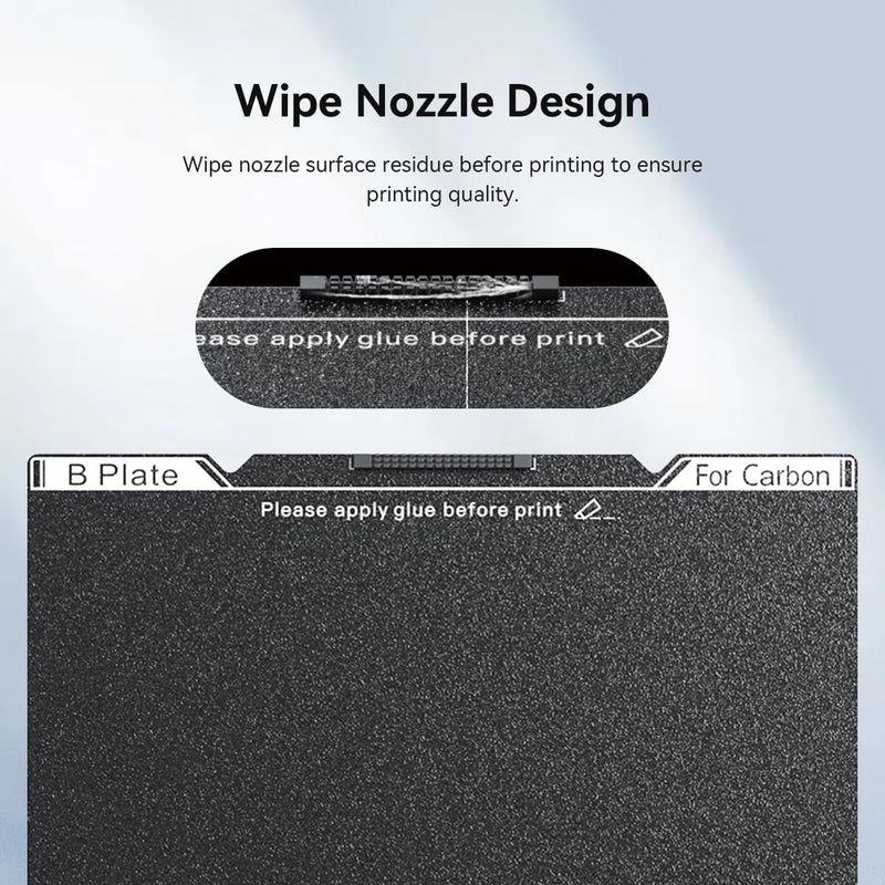 Creality Official K1C Build Plate PEI Sheet with Nozzle Cleaner, 235x235mm Textured Surface Flexible Removable Spring Steel Platform for Ender 3S1/3S1 Pro/3V2 Neo/3V3 SE/KE K1(No Magnetic Base) 235*235mm K1C B