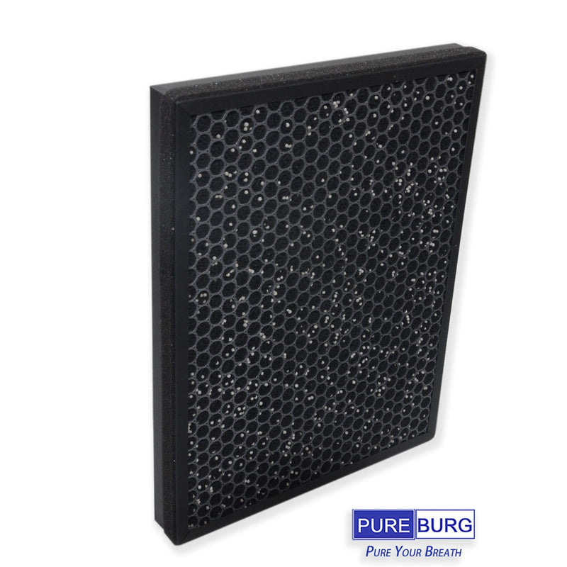 PUREBURG XD6231 Replaccement Filter Set Compatible with Rowenta PU3030 PU3040 PU30808 PURE Air GENIUS Air Purifier,1-Pack H13 HPEA Activated carbon 2-in-1
