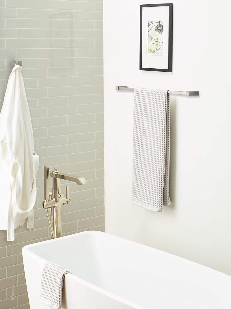 Amerock BH36084G10 | Brushed Nickel Towel Bar | 24 inch (610 mm) Center-to-Center Towel Rack | Monument | Bathroom Towel Holder | Bathroom Hardware | Bath Accessories