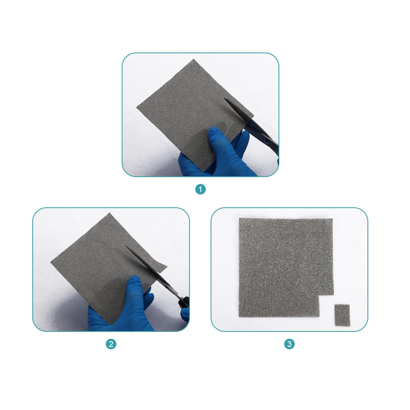 stonylab Nickel Foam, 100x100x2 mm, GDMS Tested, Porous Structure for Electrochemical Research, 1 Piece