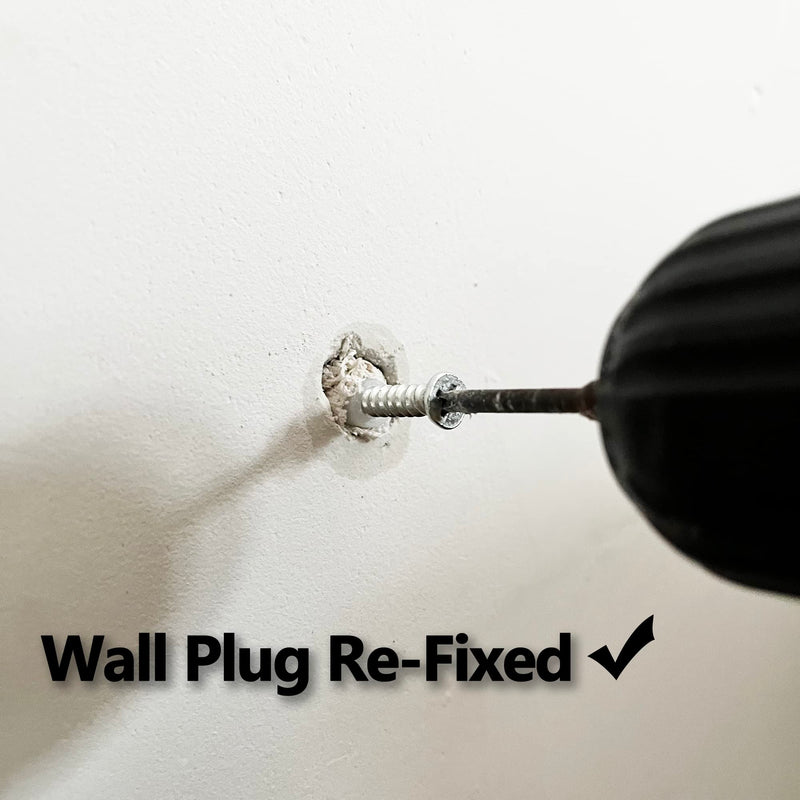 50 Packs Drywall Masonry Anchor Repair Kit Heavy Duty Wall Hole Patch Filler Fits Loose Wall Fixtures and Various Size Screws Quick Fix Wall Anchors DIY 50 5cm