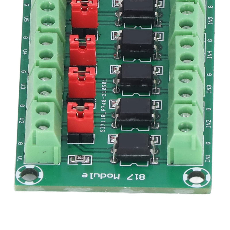 8 Channel Optocoupler Isolation Board, PCB Driver Photoelectric Isolated Module Opto Isolator Module 3.6 to 30V Output Voltage Converter Adapter