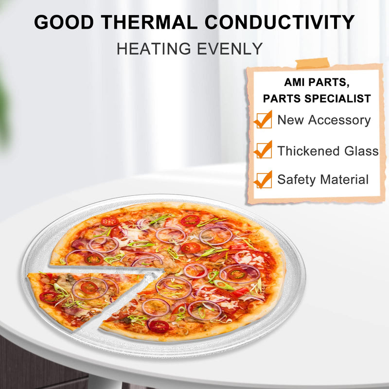 Small 9.6'' / 24.5cm Microwave Glass Plate Replacement, Small Microwave Glass Turntable Plate for Small Microwaves - BY AMI PARTS 9.6IN - NewNest Australia