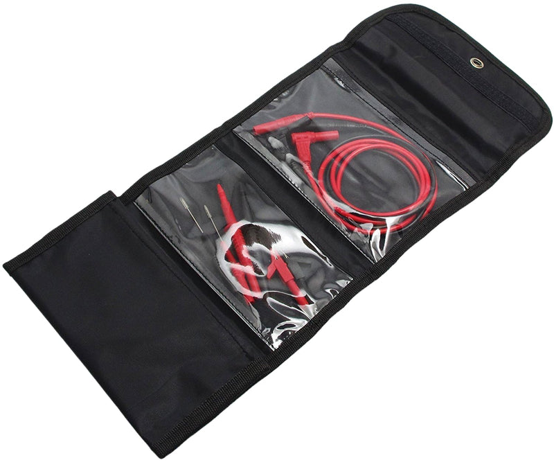 TH-6-KIT Automotive Test Lead Kit, Test Probes,Flexible Silicon Back Probe pins,Shielded Alligator Clips and Large Crocodile Clips,Multimeter Clamp Meter TH-6-KIT