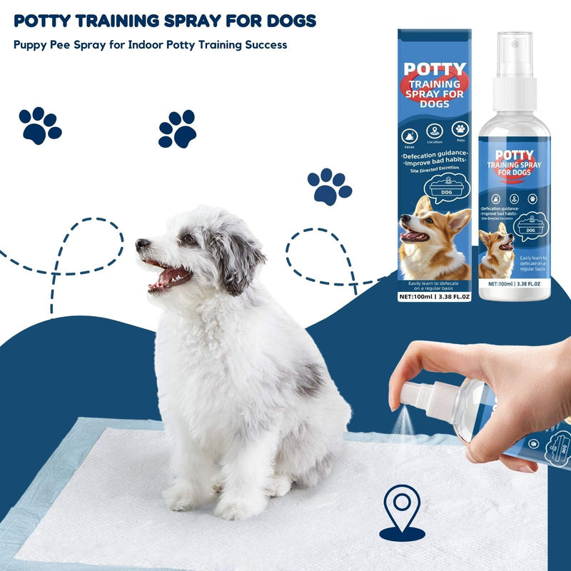 Potty Training Spray for Dogs,Pee Spray for Dogs Training,Puppy Potty Training Spray,Dog Pee Training Spray for Designated Potty Area for Indoor & Outdoor,100ML