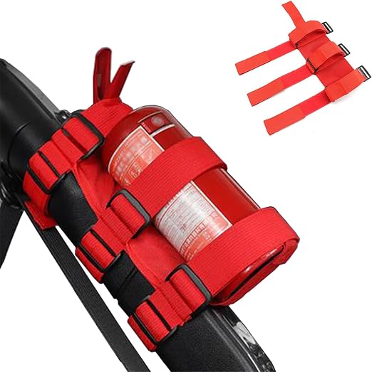 JeCar Fire Extinguisher Holder Adjustable Extinguisher Mount Strap for 1987-2020 Jeep Wrangler JK JL TJ CJ YJ & 2020 Jeep Gladiator JT, Black - NewNest Australia
