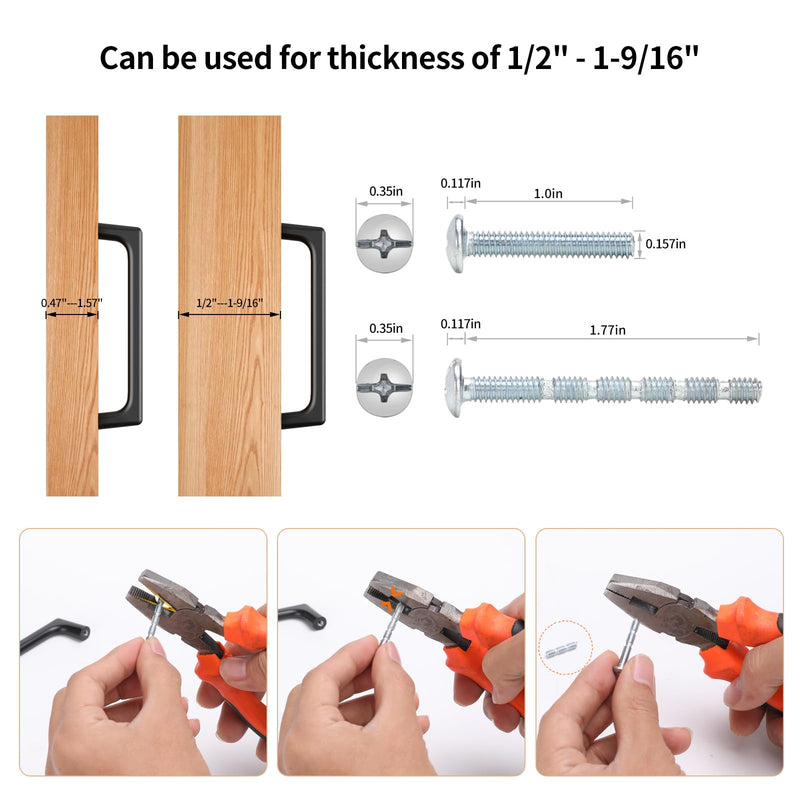 10 Pack 5 Inch(128mm) Hole Center Brushed Gold Modern Cabinet Pulls Kitchen Cabinet Handles Kitchen Cabinet Hardware Timeless Drawer Vanity Pulls, B-Gold(5x10) 5 Inch Hole Center 10