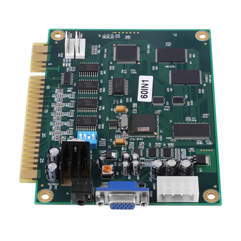 KIMISS 60 in 1 Multicade PCB Board for Game Machine CGA/VGA Output Classic Multicade Board Game Parts PCB Board