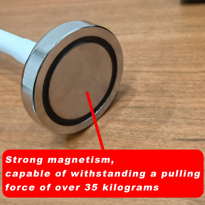 Magnetic Inspection Mirror Tool with 360° Swivel Adjustable Head, Welding Mirror for Mechanics & Automotive, Telescoping Stick for Tight Spaces Blind Spots