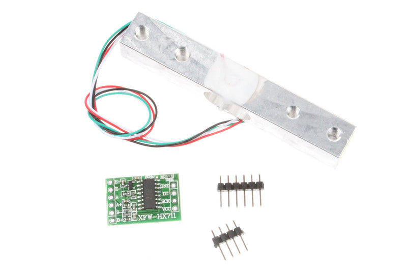 NOYITO 1kg 5kg 10kg 20kg Load Cell and HX711 Combo Pack Kit - Load Cell Amplifier ADC Weight Sensor (20kg+HX711) 20kg+HX711
