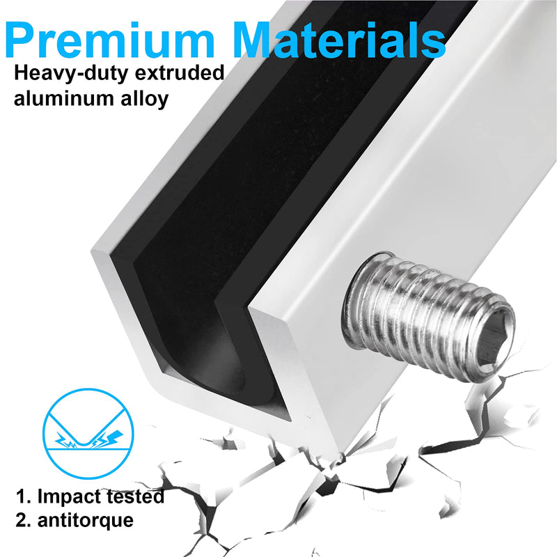 Window Locks, 4 Sets Sliding Security Window Lock with Key for Vertical & Horizontal Sliding Windows & Sliding Doors, Adjustable Window Locks Security Window Stoppers for Patio Bedroom Home and Office 4 Set Double Lock