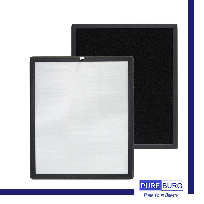 PUREBURG Replacement Filter Compatible with Wagner Switzerland WA777 883 885 886 Series & LEMARC USA WA777 Air Purifiers, Pack of 2, H13 True HEPA Activated Carbon 2-in-1
