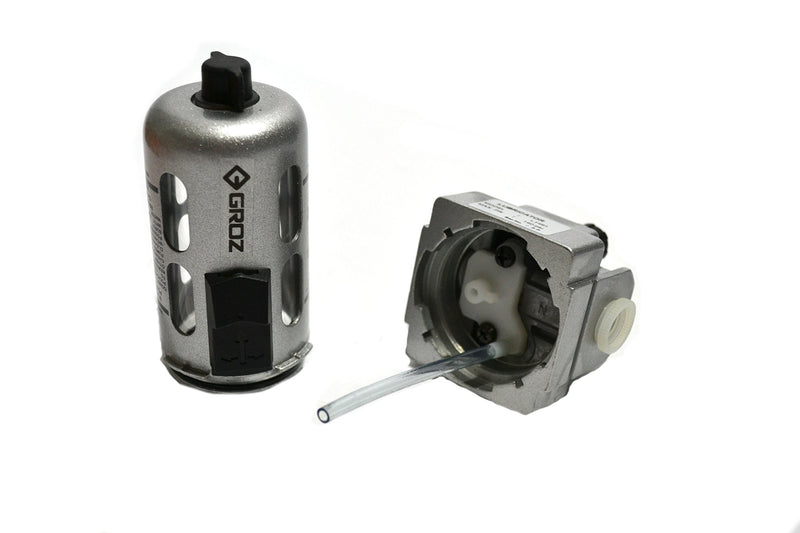 Groz 60256 Lubricator with Polycarbonate Bowl & Guard. Intermediate - 1/4" NPT