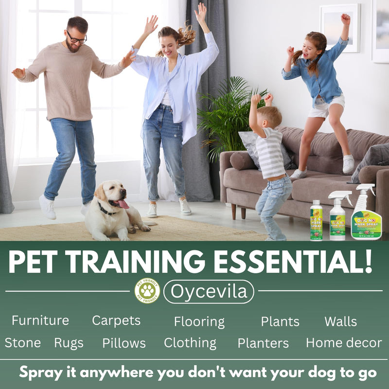 16oz Puppy Potty Training Spray - Dog No Pee Spray – Non-Toxic Protection for Carpets, Sofas & Yard Plants - No Pee Here Formula - Anti Marking Spray for Dogs