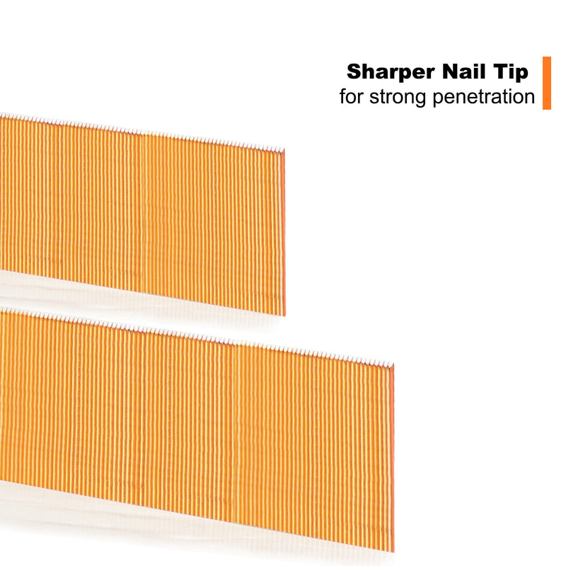23 Gauge Micro Pin Nails 10,000 PCS/Box, 1-inch (25mm) Headless Pins Fits Pneumatic Pin Nailer and Air Power Pinner for Furniture (P625) P625