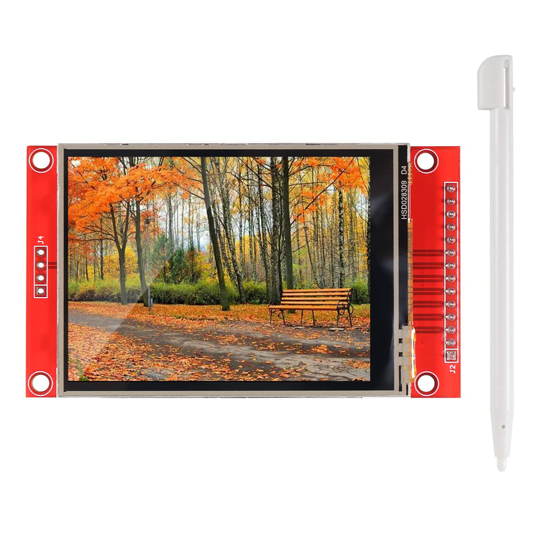 DIANN 2.8" ILI9341 SPI TFT LCD Display Touch Panel 320x240 TFT LCD Touch Screen Shield 5V/3.3V STM32 Display Module SPI Serial with Touch Pen 2.8"