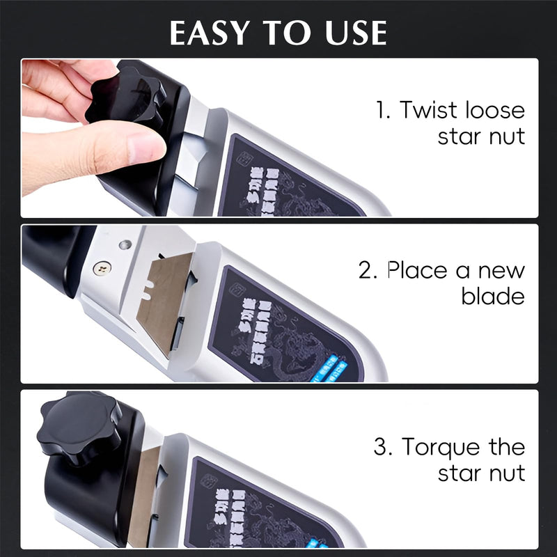 AGLOO Hand Planer for Wood – Chamfer Plane for Woodworking, Gypsum, and More – Plasterboard V Chamfer with 10 Sharp SK5 Blades