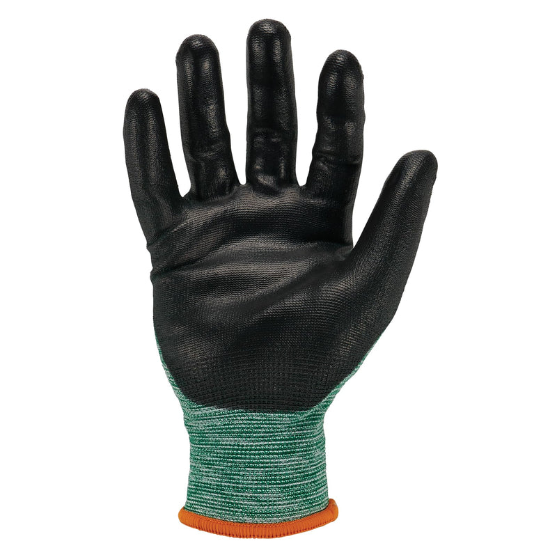 Ergodyne ProFlex 7002-ECO Work Glove, Recycled PU Coated Palms Gloves, Post Consumer Materials, 15 gauge, 12-Pack Small 12-Pack