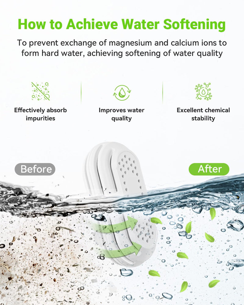 8 Pack Demineralization Cartridge Compatible with All LEVOIT Top Fill Humidifiers, Humidifier Water Cleaners, Efficiently Reduce Dust & Odor