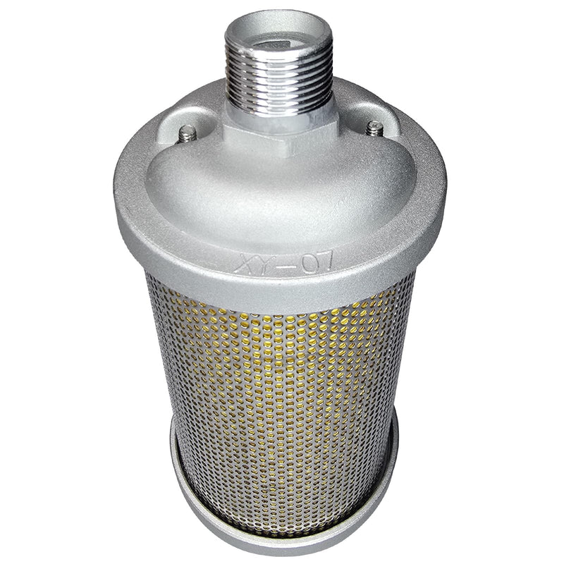 Industrial Air Compressor Muffler, NPT Threaded, Single Chamber 145 PSI, Replacement Part for Compressor Dryers, Compressed Air Equipment and Pneumatic Systems (XY-07 3/4") XY-07 3/4"