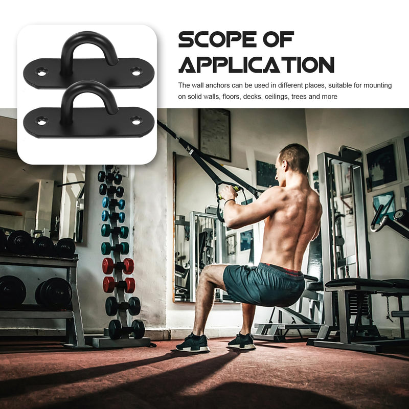 Mipcase 3pcs Resistance Band Wall Anchor Door Anchor for Resistance Bands Wall Mount Anchor for Gym Yoga Strength Training