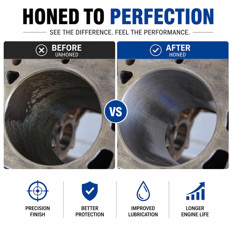 3-1/2" Cylinder Hone Tool, 240 Grit Flexible Ball Hone | Silicon Carbide Cylinder Honing Tool for Bore 3.251"-3.5", Cast Iron, Mild Steel & Stainless Steel Cylinder Applications 3.5 Inches 240.0
