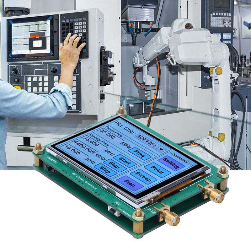 Generator High Exactness Full Touch Screen RF Sweep Dot Frequency Module Radio PC Meter Counter Control With Data Cable SMA Female ADF4350/ ADF4351 (ADF4351)
